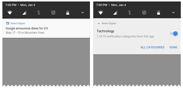 Android O notification channel