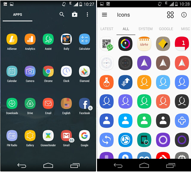 S8 icon pack