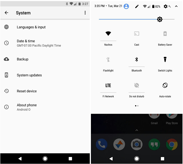 Android O theme