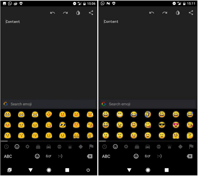 get Android O emoji