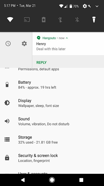 get snooze Notification on Android