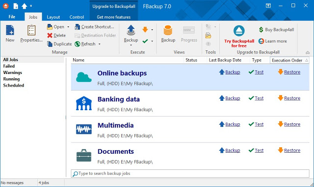 Free Backup Software for Windows