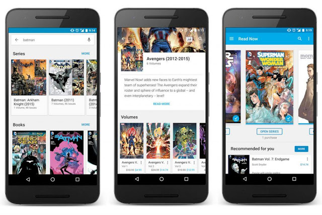 google play books android screenshots