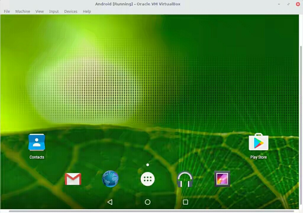 virtualbox android x86 5.1 freeze