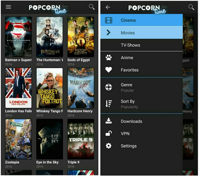 popcorn time movie torrent