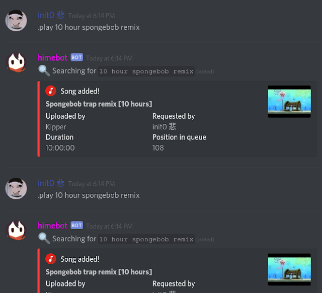 discord queue multiple songs at once