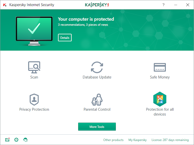 kaspersky antivirus screenshot in top 5 antivirus software