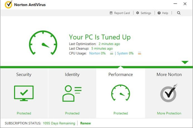 norton antivirus screenshot in top 5 antivirus software