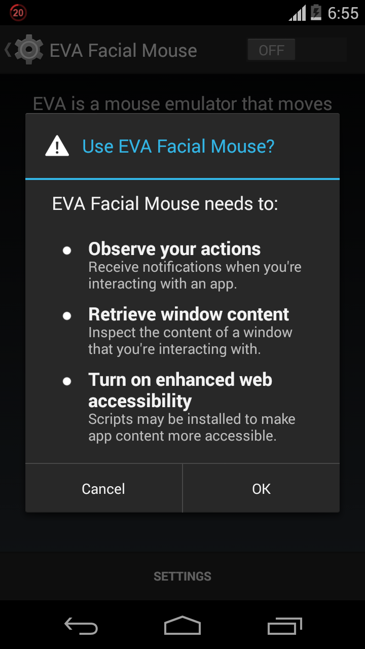 Eva facial Mouse