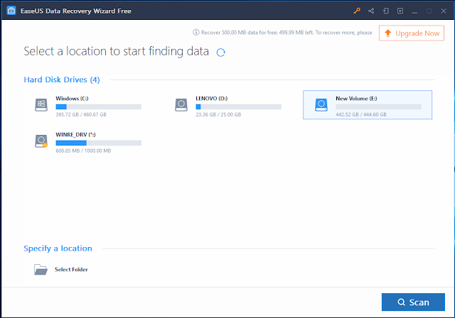 easeus data recovery wizard