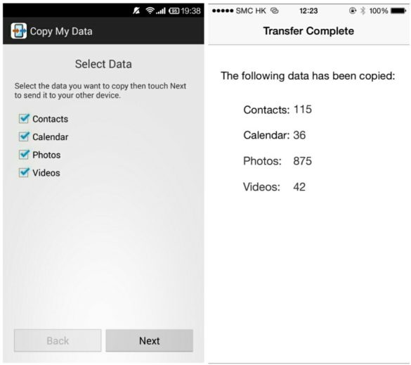 Use Copy My Data to Transfer Data From One Device to Another - TechViola