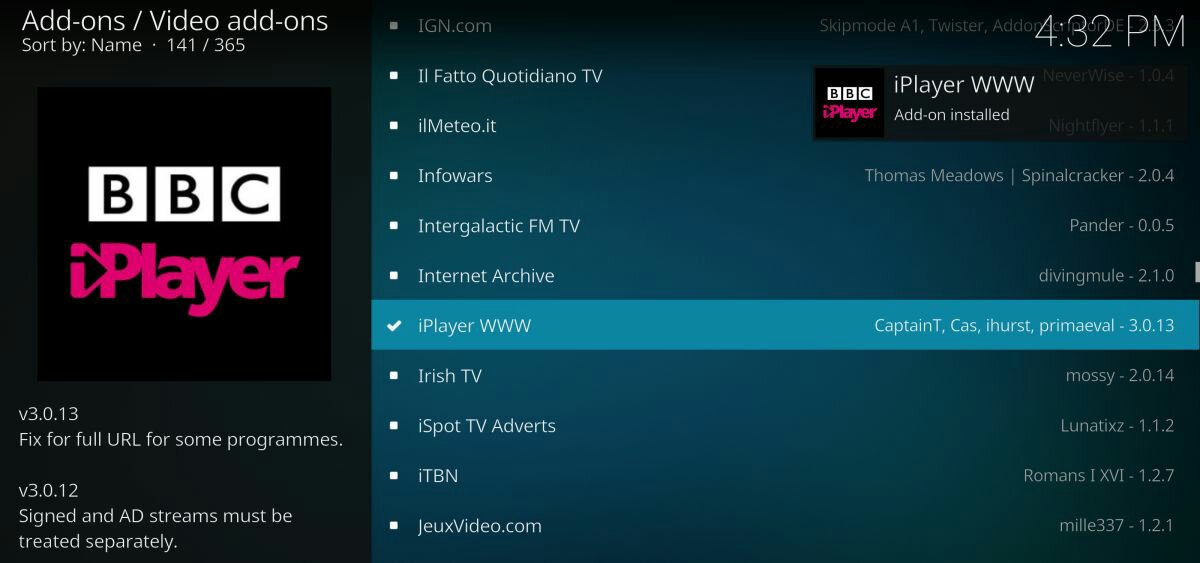 Kodi IPTV